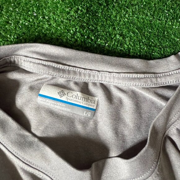 Columbia Cap Sleeve Gym Running Training Lightweight Shirt Top Round Neck Size L - Picture 8 of 14